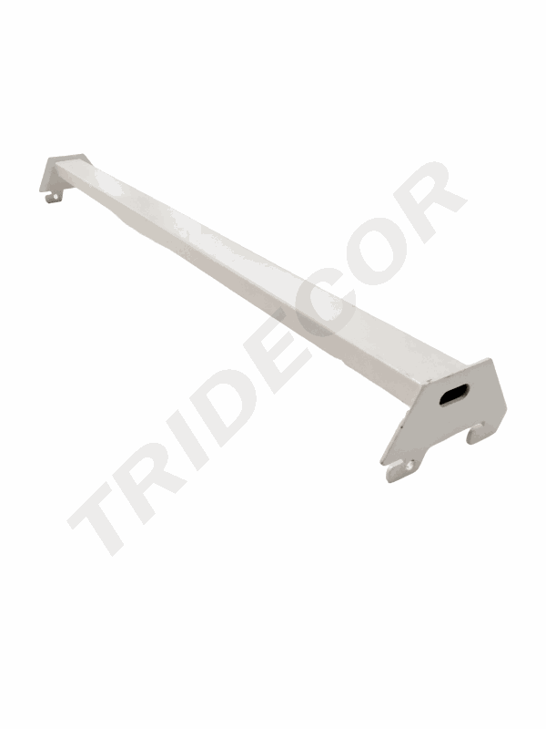 单边脚白色横杆 Barra Simple de Cremallera blanco Mate 59.5X5cm 20undes/caja