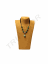 Expositor Collar Revestido En Cuerda Tostada