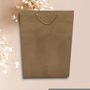 Paper Bag with Drawstring Handle Havana Color 44X32X14cm