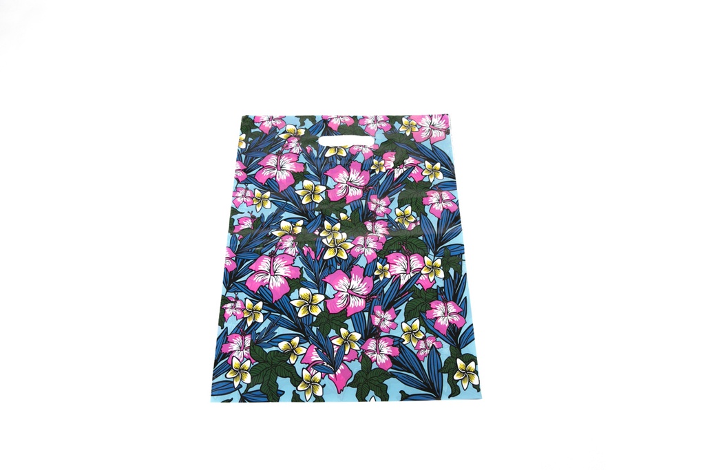 Die-Cut Handle Bags 35X45cm Floral Print 100 units