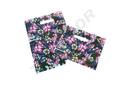 Saco Plástico com Asa Recortada 25X35cm Flor 100 unidades /Pk