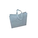 Borsa in tessuto da 100G con manico lungo, colore grigio, 50X40+12cm, 25 unità/pacco, 16 unità/scatola