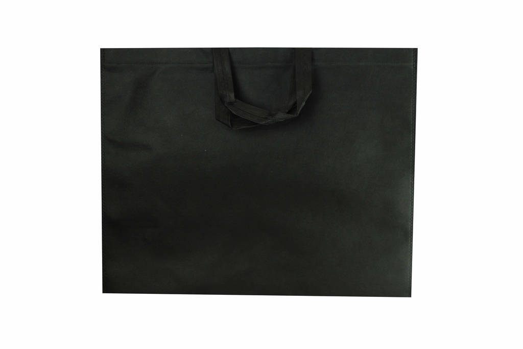 100G Stofftasche mit langem Griff, Farbe Schwarz, 50X40+12cm, 25 Einheiten/Packung, 16 Einheiten/Karton