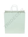 Paper Bags Curly Handle 27X12X37cm White 25 units