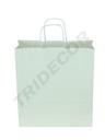 Bolsas De Papel Asa Rizada 45X15X49 Cm Color Blanco