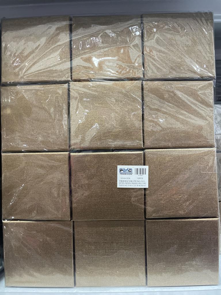 Caja Marrón Para Joyería Y Relojería 12 Unidades