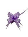 Fine Lilac Bow with Stripes and Scales