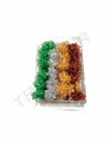 Textile Etoile Argent Vert Jaune Bleu Rouge Violet