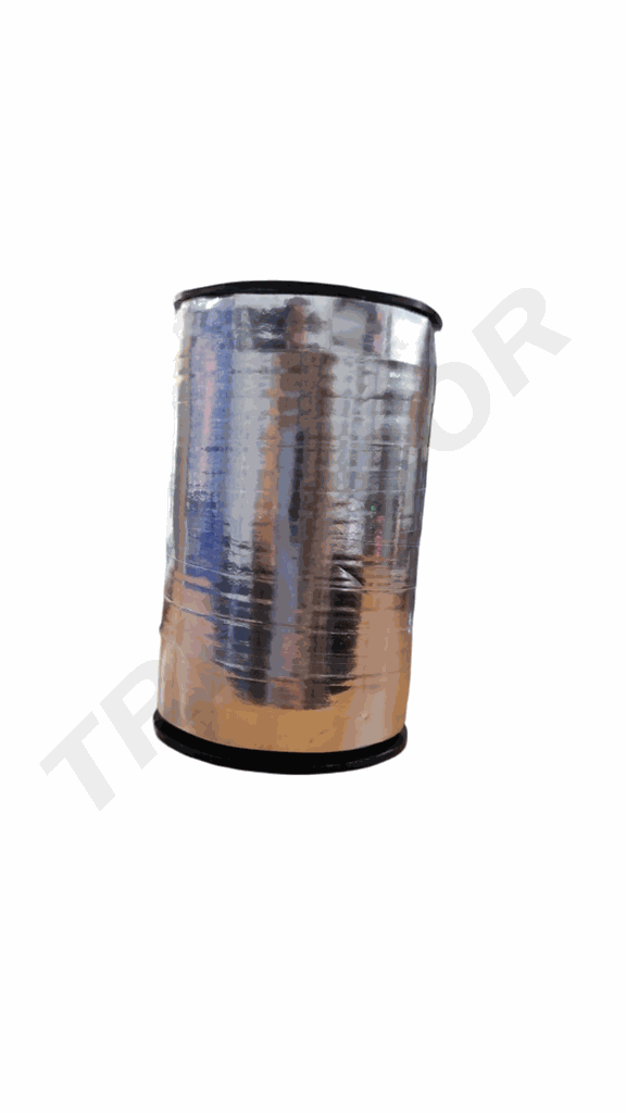 Cinta Dec.10Mm Metal.Plata 100mts