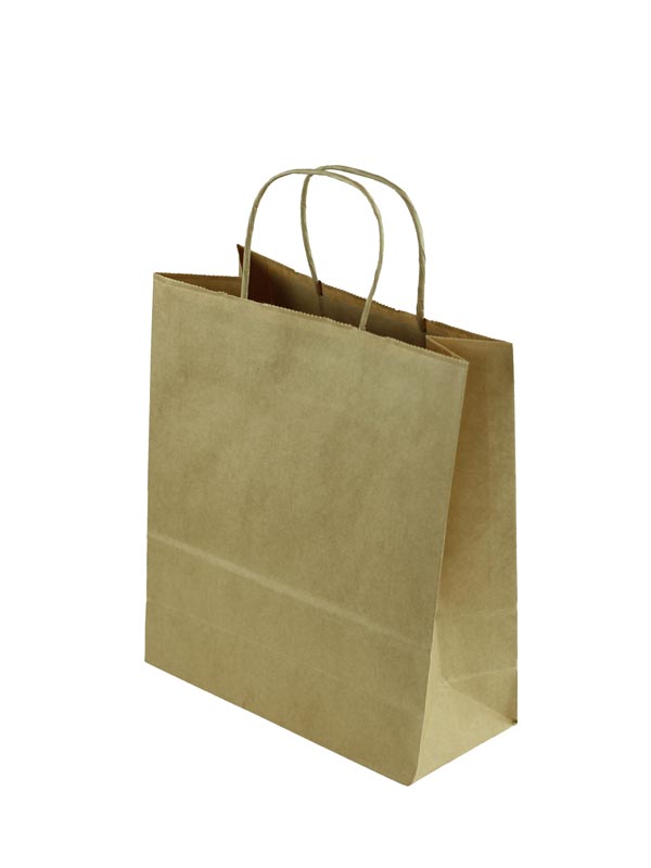 Sac en papier Kraft brun 22X10X29CM 25/Paquet 300/Caisse