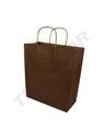 Pungă de hârtie maro 22X10X29CM 25/PACHET 300/CUTIE