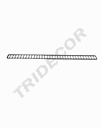Guarda-corpo Cinza com Grade Vertical 120cm 100 unidades/caixa