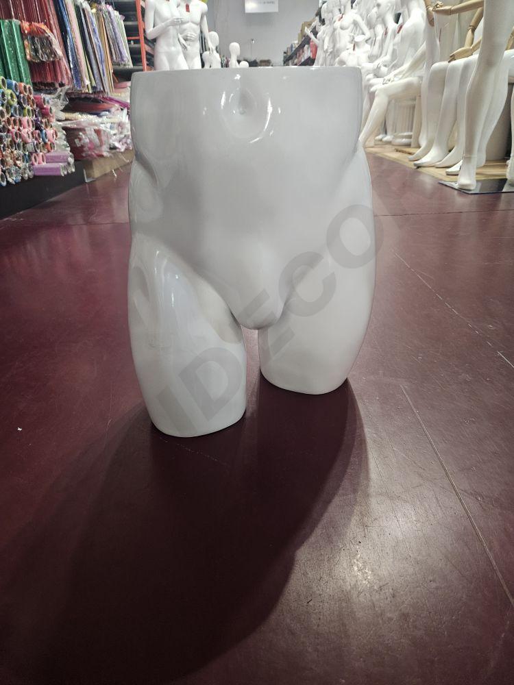 Hanche pour hommes en blanc brillant