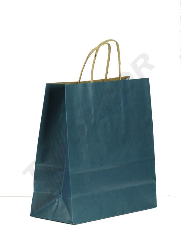 Navy Blue Paper Bag 32x13x41cm 25/Package 200/Box