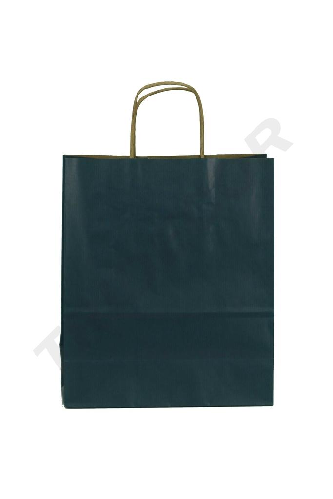 Sac en papier bleu marine 45X15X49cm 25/Pk