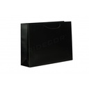 Borsa di lusso nera 25x9x20cm 12/pacchetto