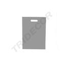 Bolsas De Tela Asa Troquelada Gris 25X35 Cm 25 Unidades