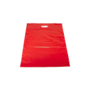 Red tote bag with die-cut handles 50X60 cm 100 units