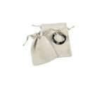 BEIGE LINEN FABRIC BAG 19X14 CM 20 PIECES