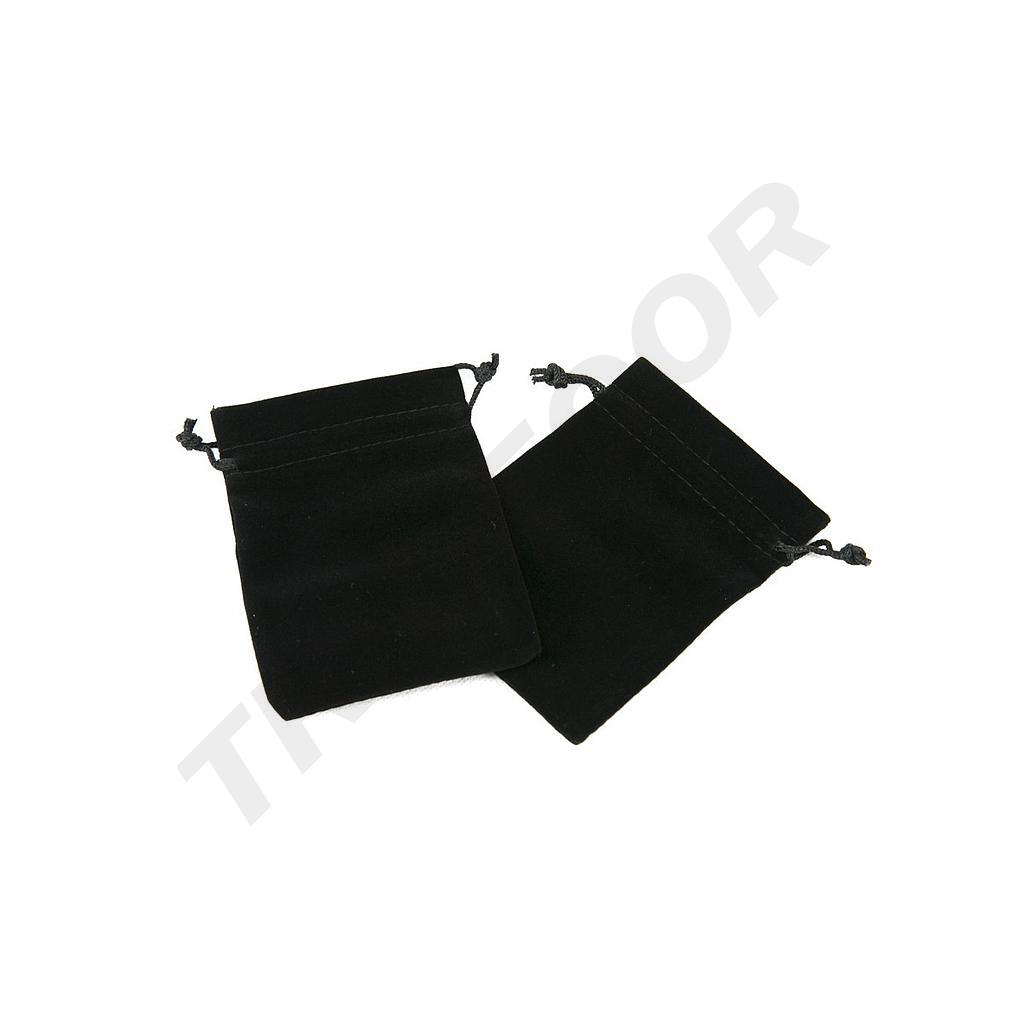 黑色丝绒袋 12X9 厘米 20 件 20UDS/PQ
