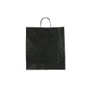 黑色纸袋，带扭曲手柄 36X12X41 CM 25个单位