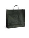 Black Paper Bag with Curly Handle 22X10X29 CM - 25 Units
