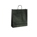 Black Paper Bag with Curly Handle 22X10X29 CM - 25 Units