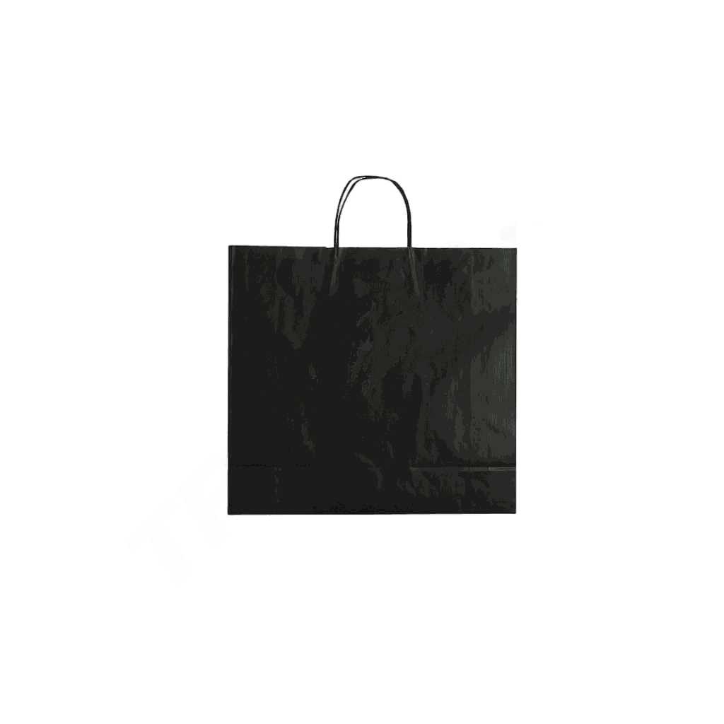 Bolsas Con Asa Rizada 45X15X49 Color Negro 25 Unidades