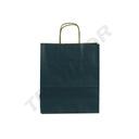 Borsa di carta Kraft blu scuro con manico riccio, 45X15X49 cm, 25 pezzi