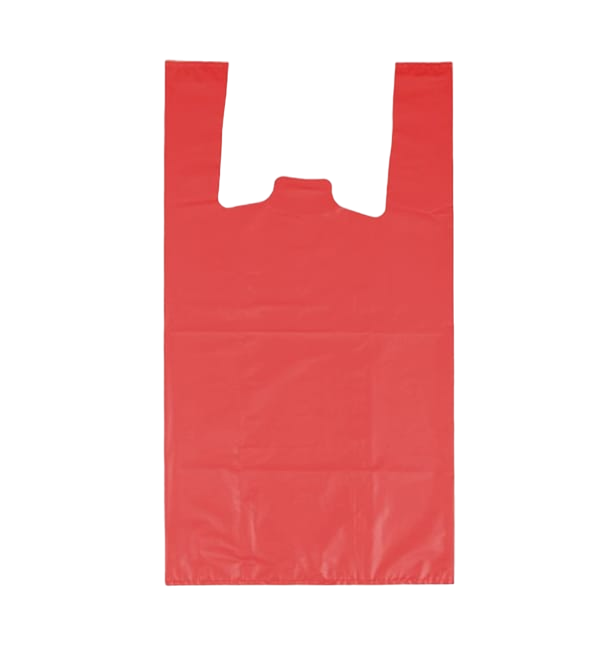 Red Plastic Bags for T-shirts 42X53 cm