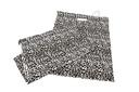 Bolsa de Plástico de Estampado de Leopardo 35x45 cm con Asa Troquelada, 100 Piezas 豹纹