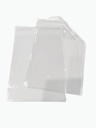 Enveloppe transparente avec fermeture adhésive Opp, 16X20cm, 100 unités/paquet