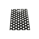 Sacchetti di plastica a pois con manico ritagliato 50X60 CM