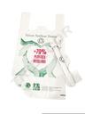 White T-shirt Plastic Bag with Logo 70% Recycled 35X50 cm