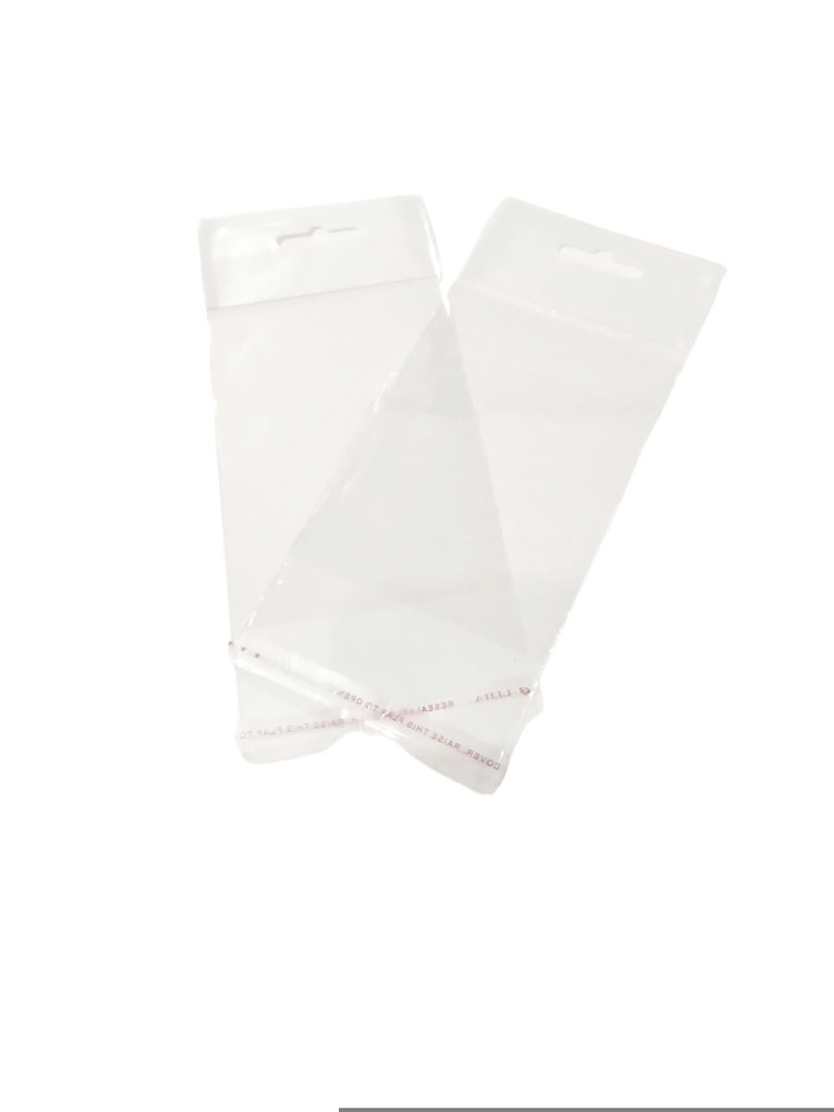 Enveloppe adhésive transparente 8.2X16.5+4cm 100/Paquet