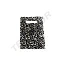 Sacchetti di plastica con stampa leopardata e manici ritagliati 16X25cm 100 pezzi