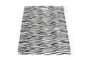 Plastic bag with die-cut handle zebra print 50x60CM - 100 units