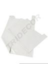 Sac en plastique style T-shirt blanc 70% recyclé 60X70 CM