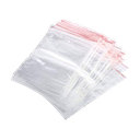 Transparent plastic bag, zipper closure 11.5x33.5 CM