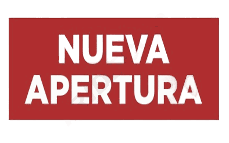 Poster [Nuova Apertyra] Sfondo Rosso