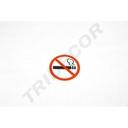 NO SMOKING sticker 11X11 cm