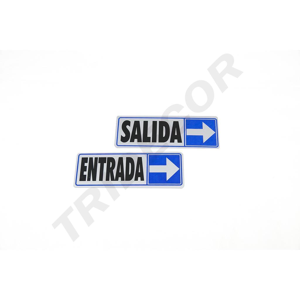 Señal De Salida A La Derecha 17.5X6 Cm