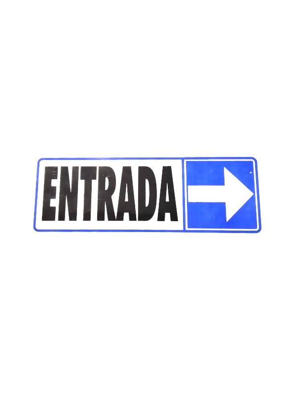 Entrada à direita 17,5X6 cm