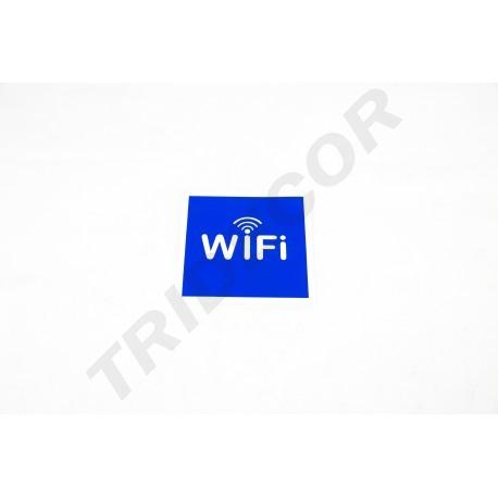 Adhesivo De Señal Wifi 11X11 Cm