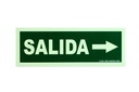 Señal De Salida A La Derecha 30X10.5 Cm