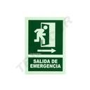 SEÑAL DE SALIDA DE EMERGENCIA 21X30 CM