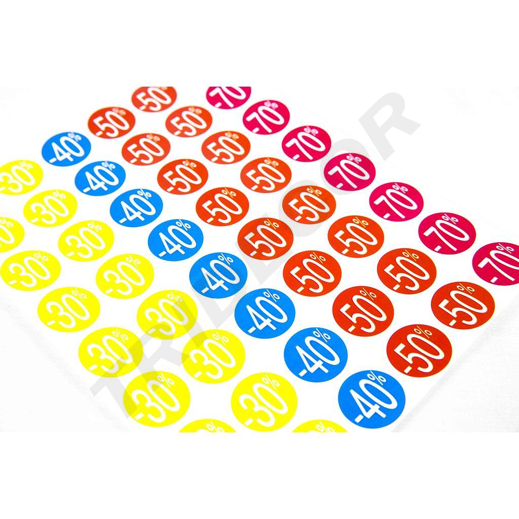 Autocollants de réduction 240 unités