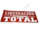 Señal De Liquidación Total 160X60 Cm