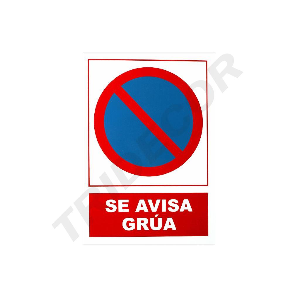 Crane Warn Sign