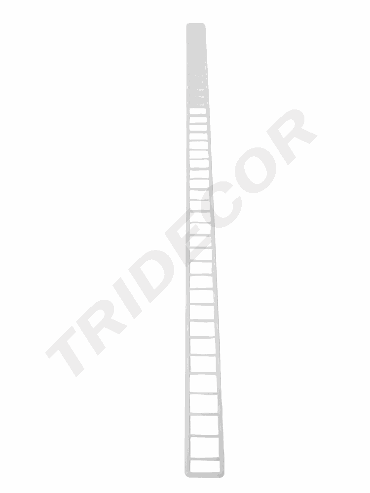 Porte-prix transparent pour étagères métalliques 120 cm